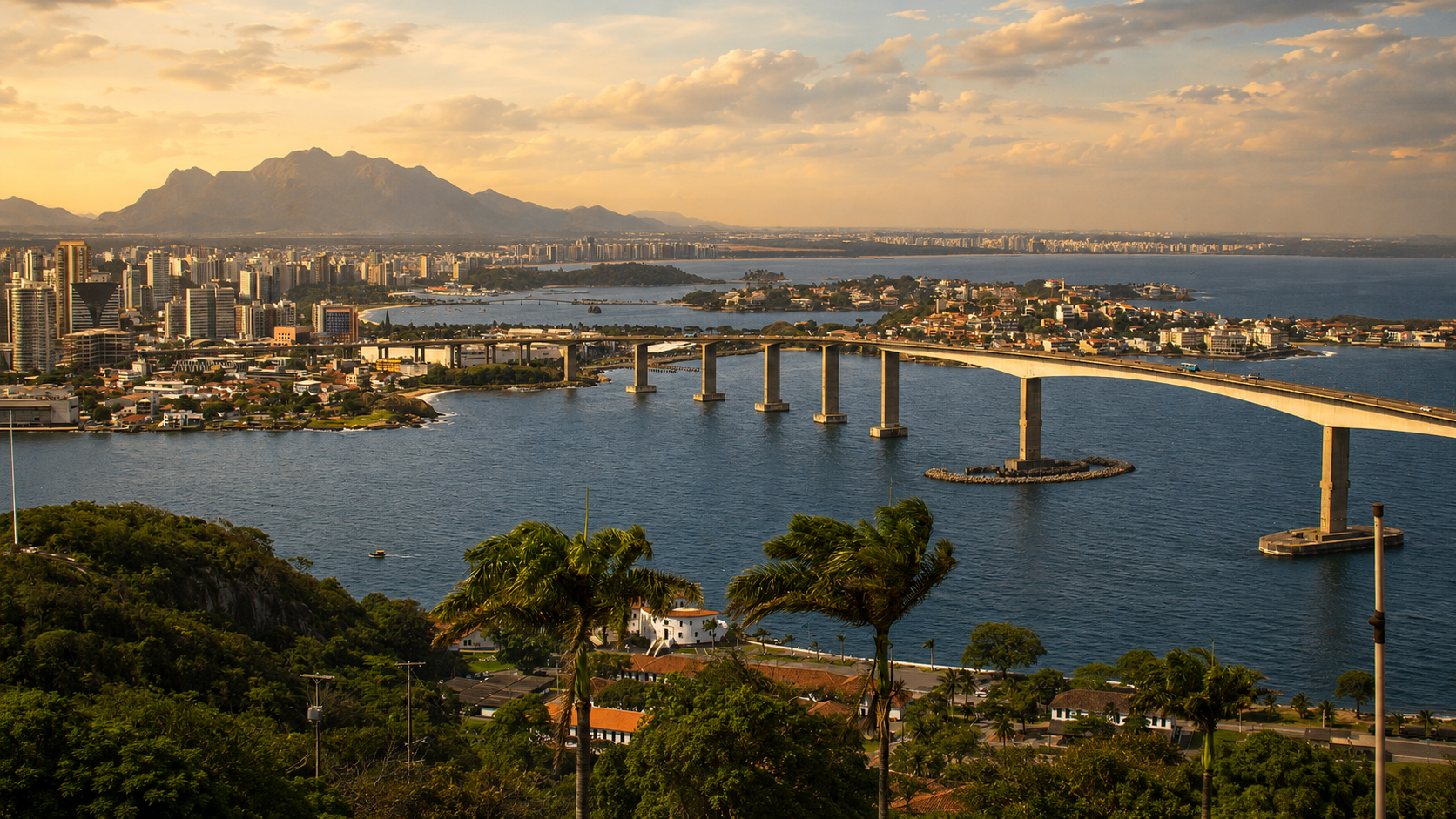 Vista panorâmica de Vitória, Espírito Santo